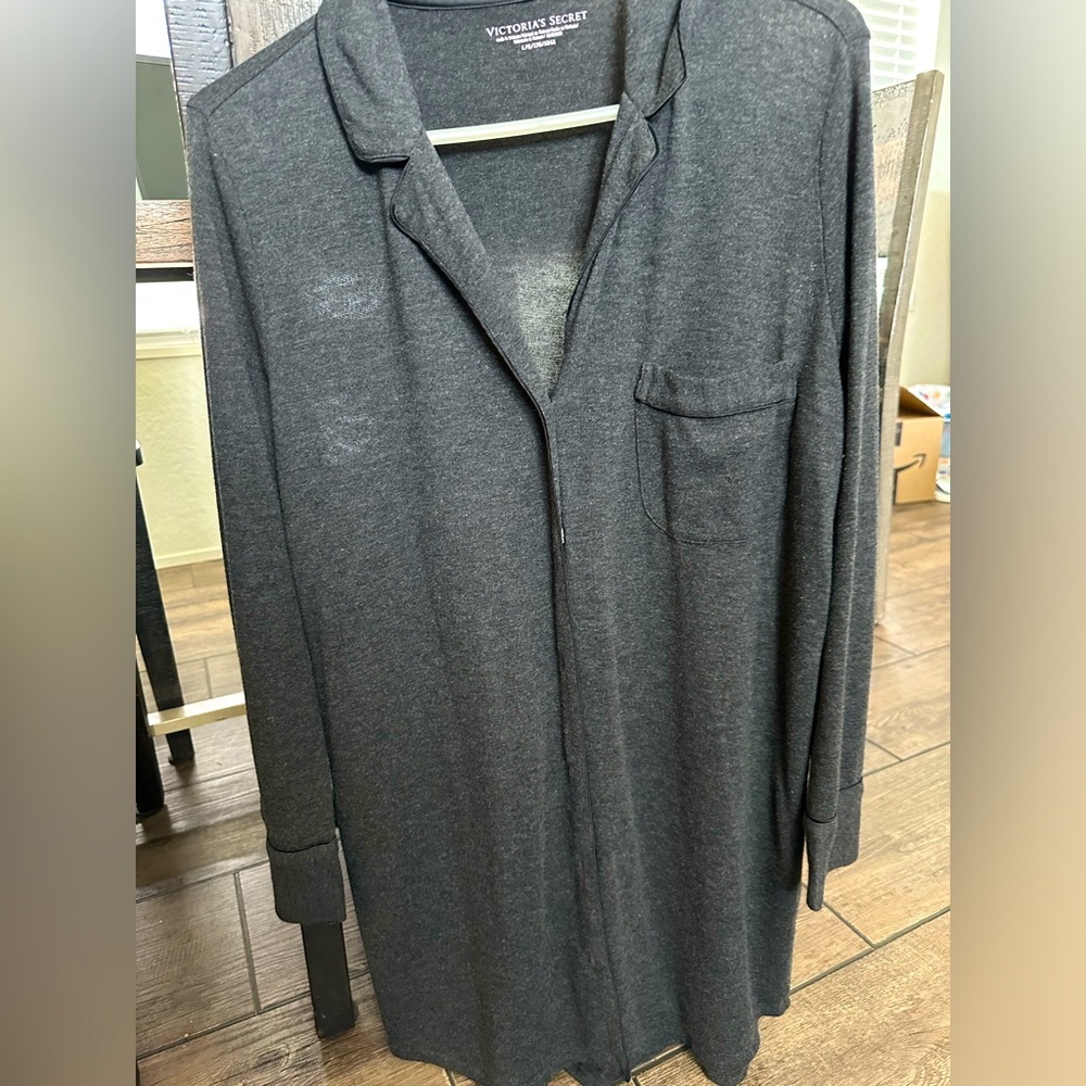 Victoria Secret Night gown, dark gray, size large
